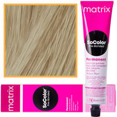 Профессиональная краска для волос Matrix So Color Pre Bond цвет 10G Extra Light Blonde Gold 90 мл, кремовая консистенция
