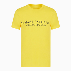 Футболка Armani Exchange Milano New York Regular Fit, желтый