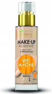 Жидкий флюид с витаминами А+С+Е — оттенок Beige 2 30мл Bielenda, Make-up Academie -