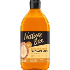 Питательный гель для душа с аргановым маслом 385мл Nature Box Replenishing Shower Gel