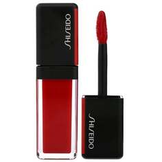 Жидкая помада 304 Techno Red, 6 мл Shiseido, LacquerInk LipShine
