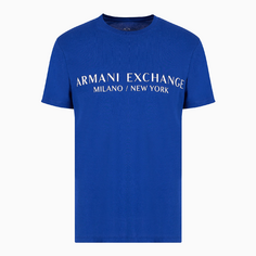 Футболка Armani Exchange Milano New York Regular Fit, синий
