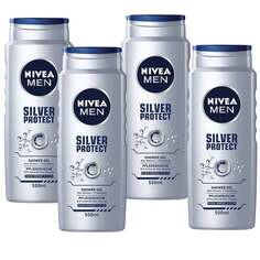 Набор мужских гелей для душа NIVEA MEN 4x500мл