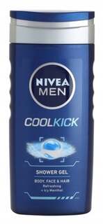 Гель для душа для лица, тела и волос 250мл Nivea Men Cool Kick