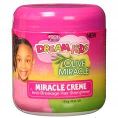Укрепитель для волос против ломкости, кондиционер для волос, 170 г African Pride, Dream Kids Miracle Creme