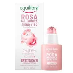 Разглаживающая сыворотка с гиалуроновой кислотой 30мл Equilibra Rosa Rose, Equalibra