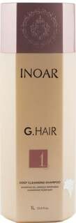 Шампунь для глубокой очистки перед кератиновым выпрямлением для жестких и сложных волос, 1000мл Inoar G.hair