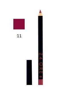 Карандаш для губ длительного действия 24 Ore, карандаш для губ 11, 0,4 г Deborah, красный