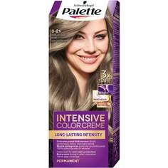 Краска для волос Palette Intensiv Color Creme в оттенке Cream 8-21 пепельный светлый блондин
