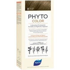 Краска для волос, 8 Светлый блондин PHYTO PHYTOCOLOR