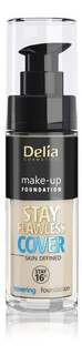 Покрывающая основа 16H NR504 Песок 30 мл Delia Cosmetics Stay Flawless Cover