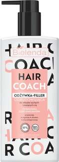Восстанавливающий кондиционер Hair Coach, наполнитель для сухих и вьющихся волос, 280 мл Bielenda