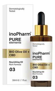 Сыворотка для лица и шеи с каннабидиолом и органическим оливковым маслом, 30 мл InoPharm, Pure Elements