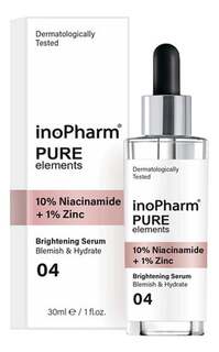 Сыворотка для лица с 10% ниацинамида и 1% цинка, 30 мл InoPharm, Pure Elements