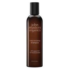 Шампунь для выпадающих и ослабленных волос, а также для жирной кожи головы 236мл John Masters Organics Spearmint and Meadowsweet