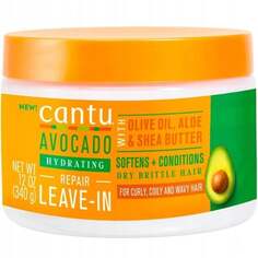Увлажняющее несмываемое средство с авокадо, кондиционер для волос Cantu