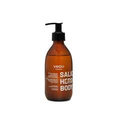 Очищающий и отшелушивающий гель для мытья тела SALIC HERO BODY с 2% BioGenic Sallic-210, инкапсулированный салициловой кислотой и соком алоэ, 280 мл Veoli Botanica