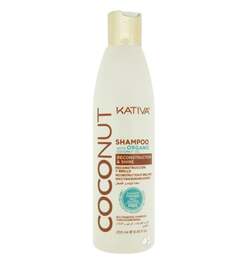 Кокосовый шампунь для волос, восстанавливающий и придающий блеск, 250 мл Kativia