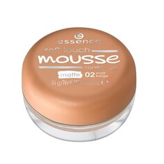 Матирующая тональная основа-мусс 02 Matt Beige, 16 г Essence, Soft Touch Mousse