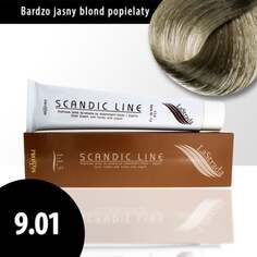 9.01 крем-краска для волос Scandic Line очень светлый пепельный блондин LaStrada 100мл