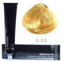 Очень светлый золотистый блондин Selective Oligomineral Cream 9.03