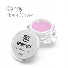 Наращивающий гель для покрытия Pink Candy Rose, 50 г Elarto