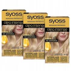 Краска Syoss Oleo Intense Paint 9-10 Светлый Блондин х 3 шт.