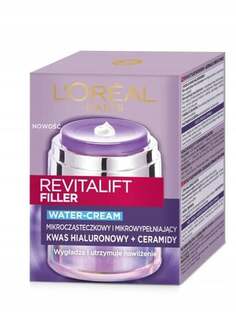 Укрепляющий крем для лица, 50 мл L&apos;oreal, Revitalift Filler Water-Cream, L’oreal L'Oreal