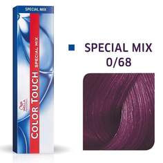 Полуперманентная краска для волос без аммиака 0/68 60мл Wella Color Touch 0/68