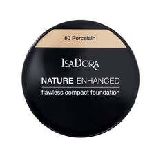 Компактная тональная основа 80 Porcelain, 10 г Isadora, Nature Enhanced Flawless Compact Foundation