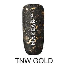 Финишный топ без дисперсионного слоя с частицами золота Makear Top No Wipe Gold 8ml -