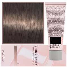 Профессиональная краска для волос, 04/07 Medium Natural Brown Brown, 60мл Wella Shinefinity