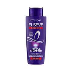 Шампунь для волос, 200 мл L&apos;oreal Paris, Elseve Color Vive Purple Shampoo, L&apos;oréal Paris L'Oreal