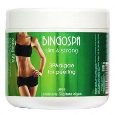 Водорослевый пилинг с мочевиной и водорослями Ламинария 600г BINGOSPA SLIM&amp;STRONG SPA