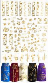 Самоклеящиеся рождественские наклейки для ногтей Deni Carte