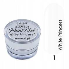 Декоративный гель, Краска-гель White Princess EM Nail