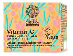 Облепиха C-Berrica Vegan, тонизирующий крем для лица с витаминами С и В5 50мл, Oblepikha C-Berrica