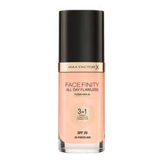 В 1, Тональный крем для лица 3 в 1, 30 Фарфор, Spf 20, 30 мл Max Factor, Facefinity All Day Flawless 3