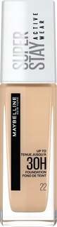 Тональный крем для лица, оттенок 22 Light Bisque Maybelline, Super Stay 30h