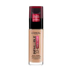 Стойкая тональная основа для лица 220 Sand, 30 мл L&apos;oreal Paris, Infallible 32H Fresh Wear, Maybelline