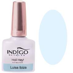 Гель-лак, гибридный лак для ногтей Luisa Ibiza, кремовая формула, стойкая, интенсивный цвет, не забивает кутикулы, 7 мл Indigo