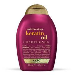 Кондиционер Anti-Breakage + Keratin Oil Conditioner с кератиновым маслом, предотвращающим ломкость волос 385мл, Organix