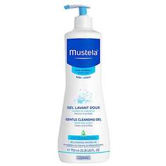 Нежный гель для мытья тела и волос для детей 750мл Mustela Gentle Cleansing Gel