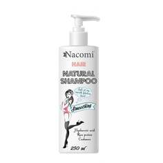 Разглаживающий и увлажняющий шампунь для волос, 250 мл Nacomi, Hair Natural Shampoo