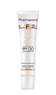 Покрывающий флюид для капиллярной кожи Capilar-Correction 20 Nude, SPF 20, 30 мл Pharmaceris, F