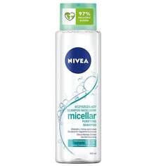 Мицеллярный шампунь глубокого очищения для жирных волос 400мл Nivea