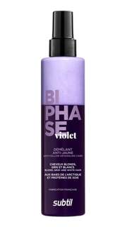 Фиолетовый двухфазный кондиционер для светлых волос без смывания, 200 мл Subtil Biphase
