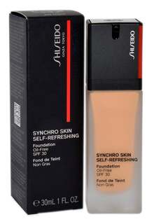Самоосвежающаяся, Тональный крем для лица Spf30 350 Клен, 30 мл Shiseido, Synchro Skin