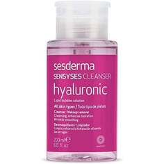 Средство для снятия макияжа, очищающая жидкость для лица с гиалуроновой кислотой, 200 мл Sesderma Sensyses Cleanser Hyaluronic