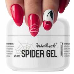 Гель для дизайна ногтей, Белый Isabelle, Spider Gel, Isabellenails